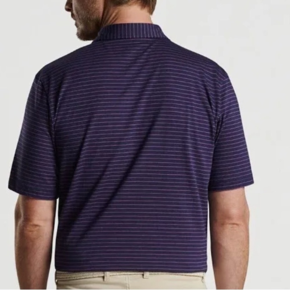 Peter Millar Pilot Mill Cedar Stripe Polo NWT - Picture 4 of 10